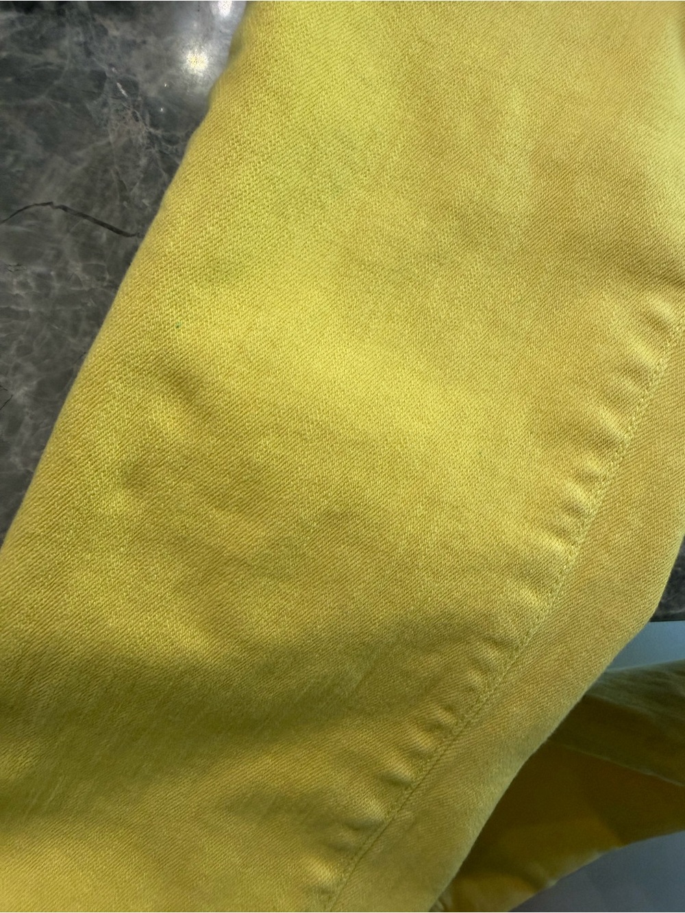 Lilly Pulitzer Worth Straight Jeans Women’s Size 2 Yellow Double Button Stretch - Picture 7 of 7